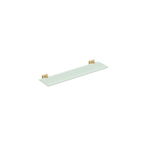 Deltana 22 Glass Shelf 55D Series Satin Brass Finish 55D2015-4 - main